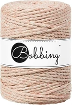 Bobbiny 3PLY Macrame Rope 5 mm 100 m Peach Shake Cordon