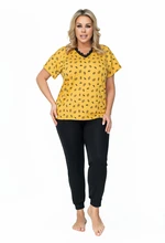 Queen Plus Size Mustard Pyjamas