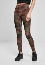 Camo Tech Mesh Women's Redwood Camouflage Leggings