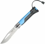 Opinel N°08 Stainless Steel Outdoor Plastic Blue Turistický nůž