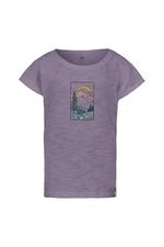 Cotton T-shirt for girls Hannah KAIA JR grape jam