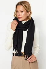 Trendyol Black Soft-Textured Scarf