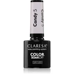 Claresa SoakOff UV/LED Color Candy gelový lak na nehty odstín 5 5 g