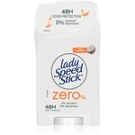 Lady Speed Stick Zero Fresh Coconut tuhý deodorant bez obsahu hliníkových solí 40 g