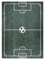 Dětský kusový koberec Bambino 2138 Football green-80x150