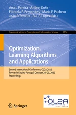 Optimization, Learning Algorithms and Applications