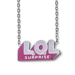 L.O.L. Surprise! Stylový dívčí náhrdelník Logo s krystaly L1012STLOL