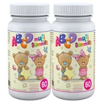 CLINICAL ABCD Multi gummies 2 x 60 pektinových bonbónů