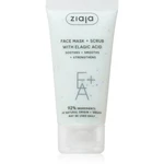 Ziaja Face Mask + Scrub with Elagic Acid peelingová maska 55 ml