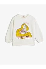 Koton Girl's Ecru Sweatshirt