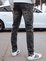 Men's Black Denim Dstreet Pants