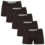 5PACK men's boxers Nedeto black