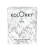 KOLORKY DAY Jednorázové eko plenky vel. XL 12-16 kg 17 ks srdce