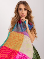 Colorful viscose women's scarf