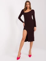 Dress-EM-SK-783.41P-dark brown