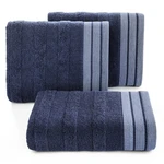 Eurofirany Unisex's Towel 419960 Navy Blue