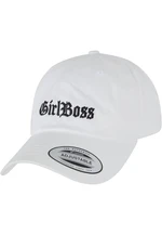 Girl Boss Dad Cap White