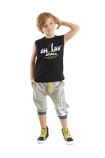 Denokids Shark Attack Boys T-shirt Capri Shorts Set