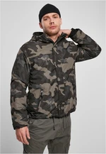 Windbreaker with darkcamo front zipper