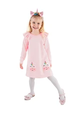 Denokids Cowcorn Pink Girls' Dress