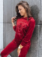 Dámský vélurový set Vogue Velour Barva bordová DSTREET