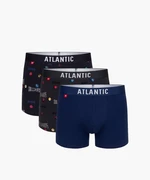 Pánské boxerky ATLANTIC 3Pack - vícebarevné