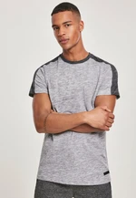 Tech Tee Shoulder Panel Marble Grey