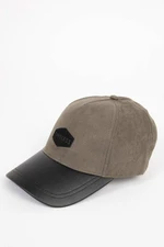 DEFACTO Men's Suede Baseball Basketball Cap