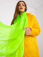 Fluo green viscose scarf