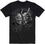 Iron Maiden Koszulka Senjutsu Large Grayscale Heads Unisex Black S