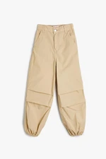 Koton Girls Beige Jeans