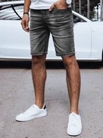 Men's denim shorts dark grey Dstreet