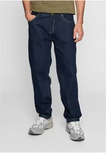 Men's 3D Embroidery Jeans Navy Blue