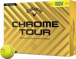 Callaway Chrome Tour Yellow Triple Track Piłka golfowa