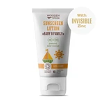 WoodenSpoon Opalovací tělové mléko Baby & Family SPF 30 - tuba 150 ml