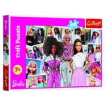 TREFL Puzzle Ve světě Barbie/Mattel 200 ks