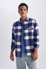 DEFACTO Relax Fit Plaid Lumberjack Long Sleeve Shirt