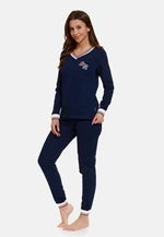 Doctor Nap Woman's Pyjamas PM.4504 Navy Blue