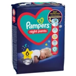 PAMPERS Night Pants Kalhotkové plenky vel. 6, 15+ kg, 19 ks