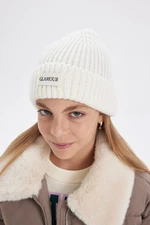 DEFACTO Girl's Woven Labeled Beret