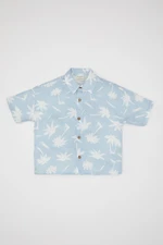 DEFACTO Baby Boy Patterned Short Sleeve Shirt