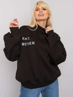 Black insulated turtleneck sweatshirt