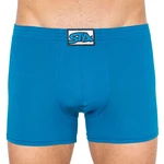 Men's boxers Styx long classic elastic blue