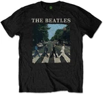 The Beatles Maglietta Unisex Abbey Road & Logo Black (Retail Pack) Black M