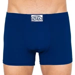 Men's boxers Styx long classic elastic blue