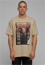 Men's T-shirt oversize Upscale Magazine sand