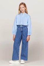 Dětské rifle Tommy Hilfiger MABEL FRONT YOKE DENIM KG0KG08019