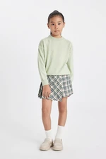 DEFACTO Girl's Checked Shorts Skirt