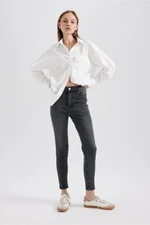 DEFACTO Rebeca Skinny Fit Normal Waist Slim Leg Ankle Length Jean Trousers