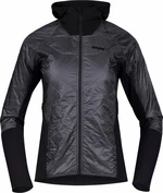 Bergans Cecilie Light Insulated Hybrid Women Solid Dark Grey/Black S Chaqueta para exteriores